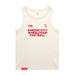 MAS Kansas City Wheelchair Football Women's Ecru & Red Organic Tank Top on a white background
