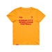 MAS Kansas City Wheelchair Football Youth Gold & Red T-Shirt on a white background