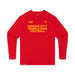 MAS Kansas City Wheelchair Football Youth Red & Gold Long Sleeve T-Shirt on a white background