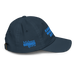 Right angle of the MAS Kansas City Wheelchair Softball Navy Youth Dad Hat against a white background