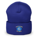 Front angle of the MAS Kansas City Wheelchair Softball Diamond Royal Beanie against a white background