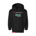 Midwest Adaptive Sports I Love Somebody at MAS Toddler Black Hoodie on a white background