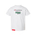 Midwest Adaptive Sports I Love Somebody at MAS Toddler White T-Shirt on a white background