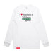 Midwest Adaptive Sports I Love Somebody at MAS White Long Sleeve T-Shirt on a white background