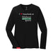 Midwest Adaptive Sports I Love Somebody at MAS Women's Black Long Sleeve T-Shirt on a white background