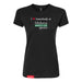 Midwest Adaptive Sports I Love Somebody at MAS Women's Black Slim T-Shirt on a white background