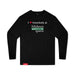 Midwest Adaptive Sports I Love Somebody at MAS Youth Black Long Sleeve T-Shirt on a white background