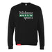 Midwest Adaptive Sports Logo Black Crewneck Sweatshirt on a white background