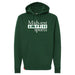 Midwest Adaptive Sports Logo Dark Green Hoodie on a white background
