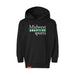 Midwest Adaptive Sports Logo Toddler Black Hoodie on a white background