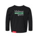 Midwest Adaptive Sports Logo Toddler Black Long Sleeve T-Shirt on a white background