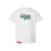 Midwest Adaptive Sports Logo Toddler White T-Shirt on a white background