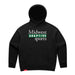 Midwest Adaptive Sports Logo Women's Black Modern Hoodie on a white background