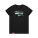 Midwest Adaptive Sports Logo Women's Black T-Shirt on a white background