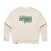 Midwest Adaptive Sports Logo Women's Ecru Modern Crewneck Sweatshirt on a white background