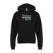 Midwest Adaptive Sports Logo Youth Black Hoodie on a white background