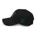 Left angle of the Midwest Adaptive Sports I Love Somebody at MAS Black Dad Hat against a white background