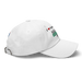 Right angle of the Midwest Adaptive Sports I Love Somebody at MAS White Dad Hat against a white background