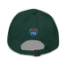 Back angle of the Midwest Adaptive Sports Logo Spruce Dad Hat against a white background