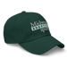 Front right angle of the Midwest Adaptive Sports Logo Spruce Dad Hat against a white background
