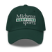 Front angle of the Midwest Adaptive Sports Logo Spruce Dad Hat against a white background