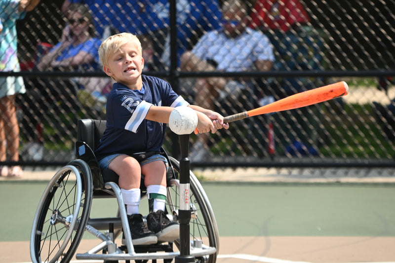 Midwest Adaptive Sports athletes competing in wheelchair basketball at Hy-Vee Arena in Kansas City