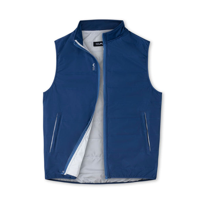 MagZip TeeUp Adaptive Vest with Magnetic Zipper open on a white background