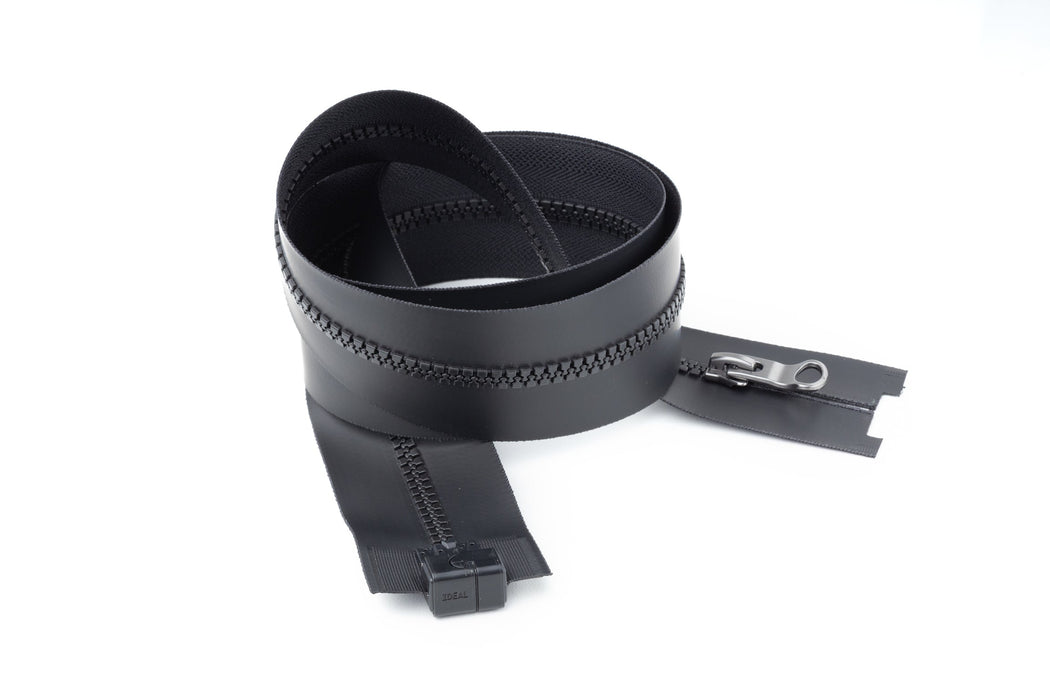 MagZip Water Resistant Magnetic Zipper Square #5 on a white background