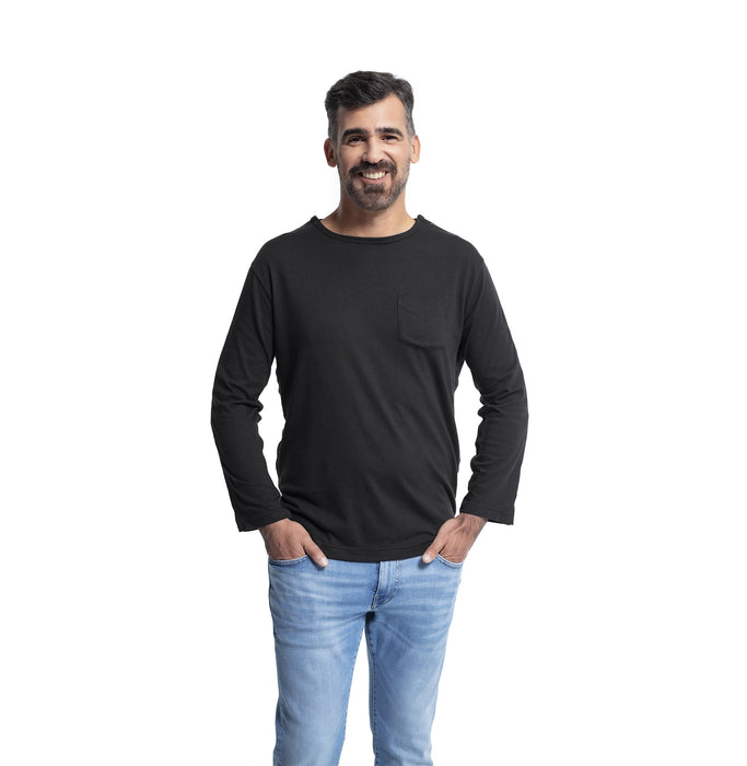MAI We Care Men's Tear Away Post-Surgery Adaptive Long Sleeve T-Shirt