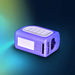 Lil Nipper infant purple tilted view by ClipDifferent