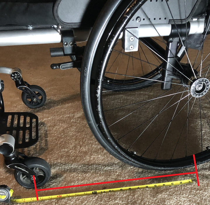 Slick Skis Snow / Sand Wheelchair Caster Skis (Pair)