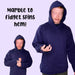 Marble fidget in sleeve cuff detail on the Sense-ational You Marble Maze Fidget Hoodie for bilateral sensory input