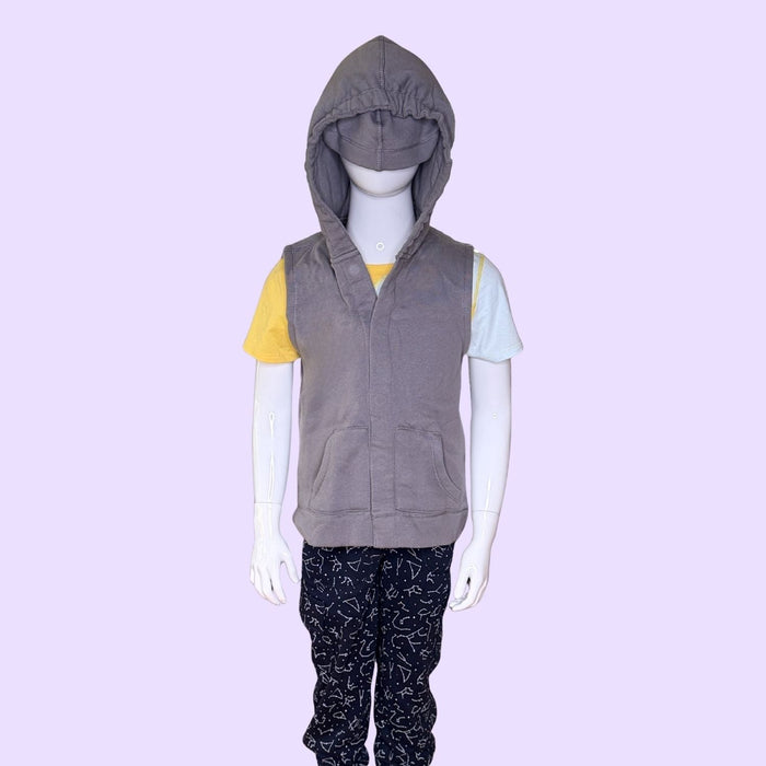 Sense-ational You QuietSense Sound Reducing Magnetic Closure Sensory Youth Vest flat lay, navy