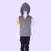 Sense-ational You QuietSense Sound Reducing Magnetic Closure Sensory Youth Vest flat lay, navy