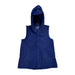 Eye mask pulled down for sensory break on the Sense-ational You QuietSense Sound Reducing Sensory Youth Vest
