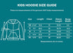 Sense-ational You Kids Hoodie Size Guide