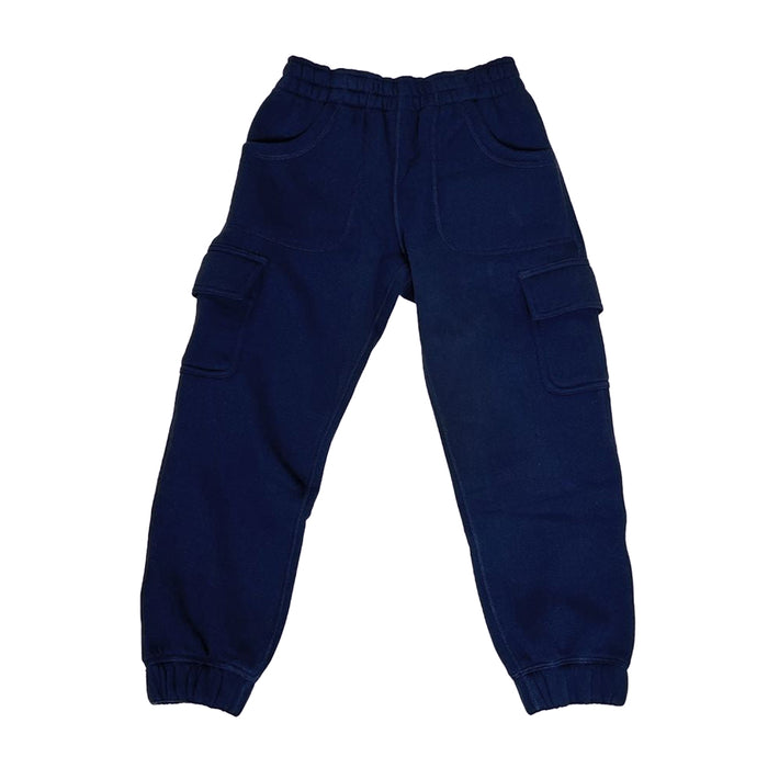 Sense-ational You Sensory Friendly Fidget Youth Navy Joggers on a white background