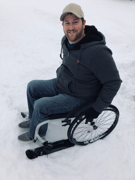 Slick Skis - The Affordable Caster Attachment for Snow and Sand
