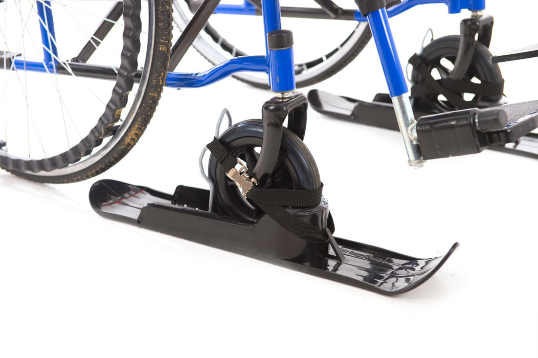 Slick Skis - The Affordable Caster Attachment for Snow and Sand