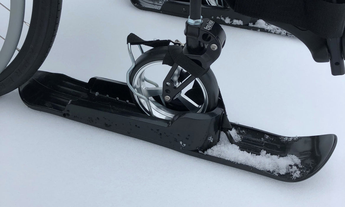 Slick Skis - The Affordable Caster Attachment for Snow and Sand