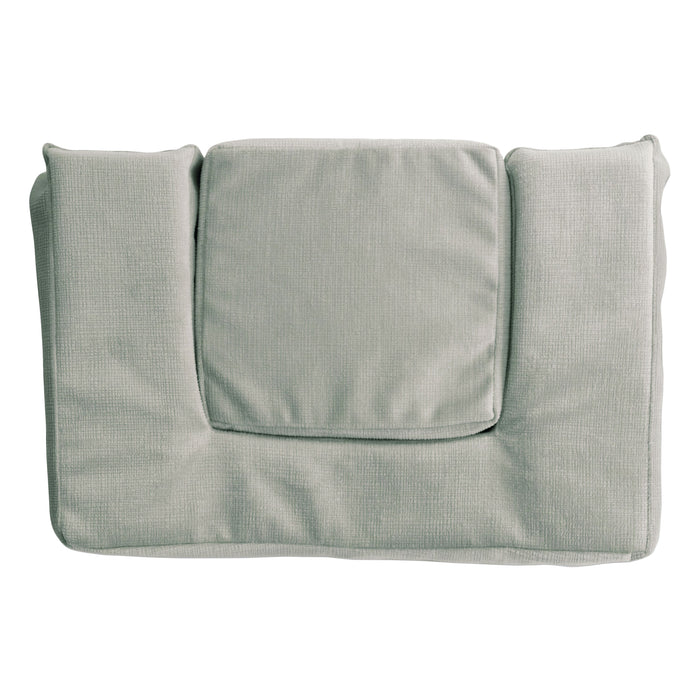 Tausi Horizontal Chenille Grey Pillow System