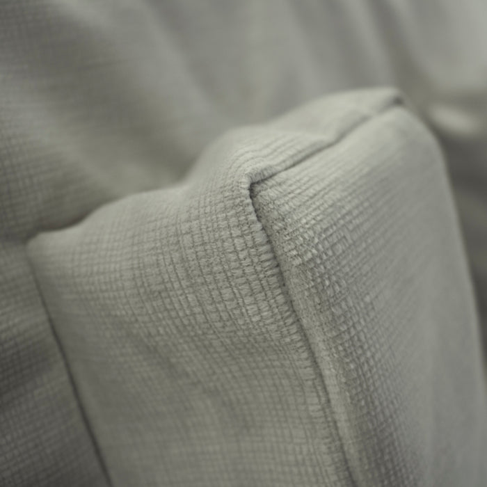 Tausi Horizontal Chenille Grey Pillow System