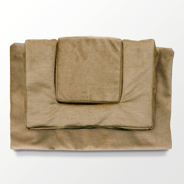 Tausi Horizontal Chenille Camel Pillow System