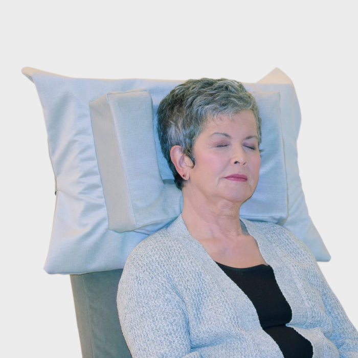 Tausi Horizontal Chenille Ivory Pillow System
