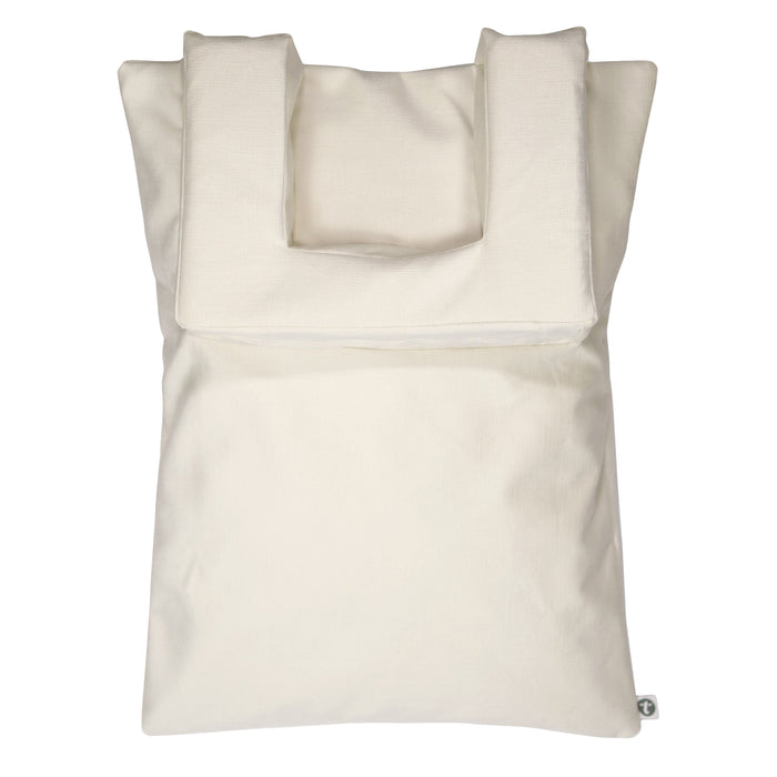 Tausi Vertical Chenille Ivory Pillow System