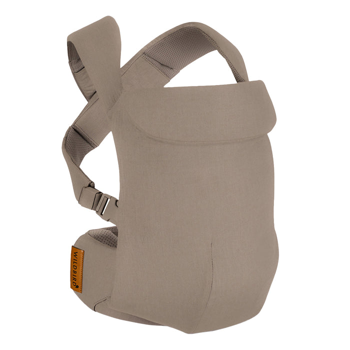 Front of WildBird Desert Lark Aerial Buckle Baby Carrier on a white background