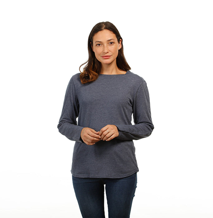 MAI We Care Women's Post Surgery Adaptive Long Sleeve T-Shirt