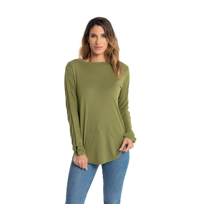 MAI We Care Women's Post Surgery Adaptive Long Sleeve T-Shirt