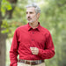 MagnaReady Adaptive Rio Red Magnetic Front Long Sleeve Cooling Shirt with Pocket - front view