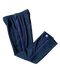 befree zipOns Adult Heavyweight Adaptive Navy Pants with Purple Zipper on a white background